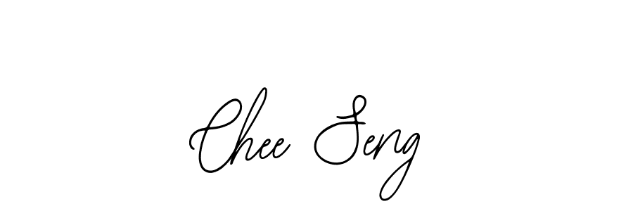 Design your own signature with our free online signature maker. With this signature software, you can create a handwritten (Bearetta-2O07w) signature for name Chee Seng. Chee Seng signature style 12 images and pictures png