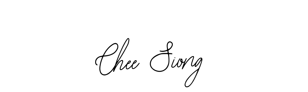 Chee Siong stylish signature style. Best Handwritten Sign (Bearetta-2O07w) for my name. Handwritten Signature Collection Ideas for my name Chee Siong. Chee Siong signature style 12 images and pictures png