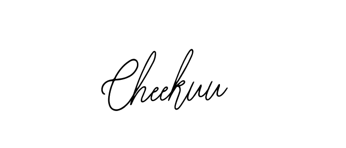 Design your own signature with our free online signature maker. With this signature software, you can create a handwritten (Bearetta-2O07w) signature for name Cheekuu. Cheekuu signature style 12 images and pictures png