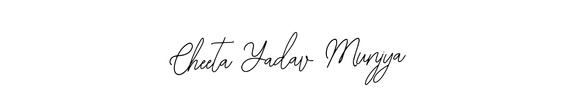 You can use this online signature creator to create a handwritten signature for the name Cheeta Yadav Munjya. This is the best online autograph maker. Cheeta Yadav Munjya signature style 12 images and pictures png