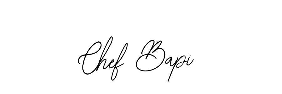 Also we have Chef Bapi name is the best signature style. Create professional handwritten signature collection using Bearetta-2O07w autograph style. Chef Bapi signature style 12 images and pictures png