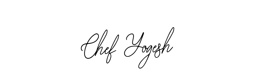 Make a beautiful signature design for name Chef Yogesh. With this signature (Bearetta-2O07w) style, you can create a handwritten signature for free. Chef Yogesh signature style 12 images and pictures png