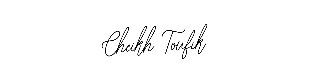 Cheikh Toufik stylish signature style. Best Handwritten Sign (Bearetta-2O07w) for my name. Handwritten Signature Collection Ideas for my name Cheikh Toufik. Cheikh Toufik signature style 12 images and pictures png