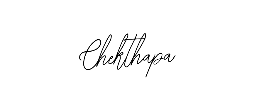 if you are searching for the best signature style for your name Chekthapa. so please give up your signature search. here we have designed multiple signature styles  using Bearetta-2O07w. Chekthapa signature style 12 images and pictures png