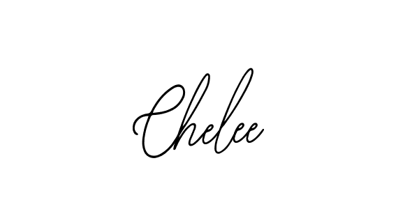 How to make Chelee name signature. Use Bearetta-2O07w style for creating short signs online. This is the latest handwritten sign. Chelee signature style 12 images and pictures png
