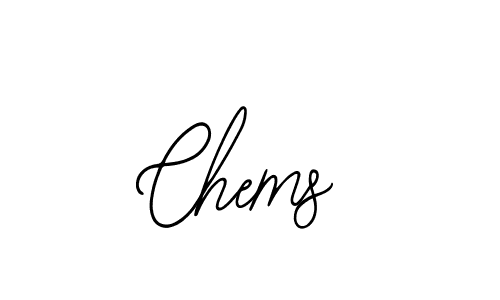It looks lik you need a new signature style for name Chems. Design unique handwritten (Bearetta-2O07w) signature with our free signature maker in just a few clicks. Chems signature style 12 images and pictures png