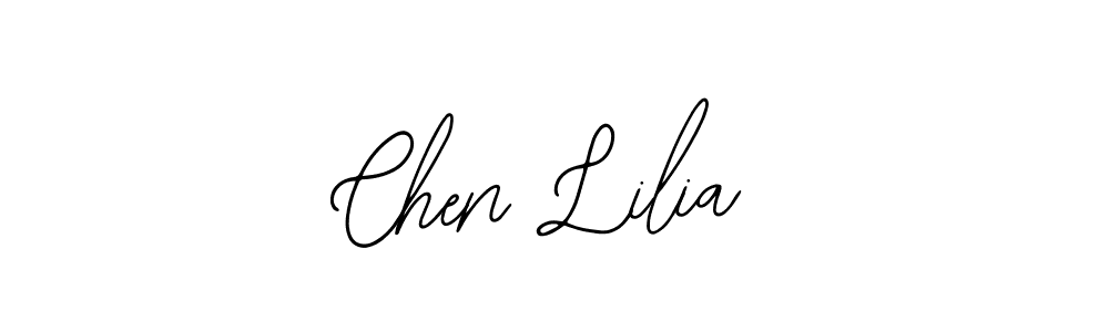 How to make Chen Lilia signature? Bearetta-2O07w is a professional autograph style. Create handwritten signature for Chen Lilia name. Chen Lilia signature style 12 images and pictures png