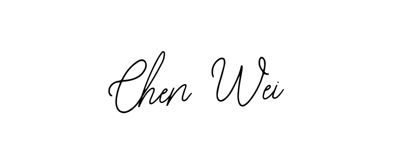 How to make Chen Wei signature? Bearetta-2O07w is a professional autograph style. Create handwritten signature for Chen Wei name. Chen Wei signature style 12 images and pictures png