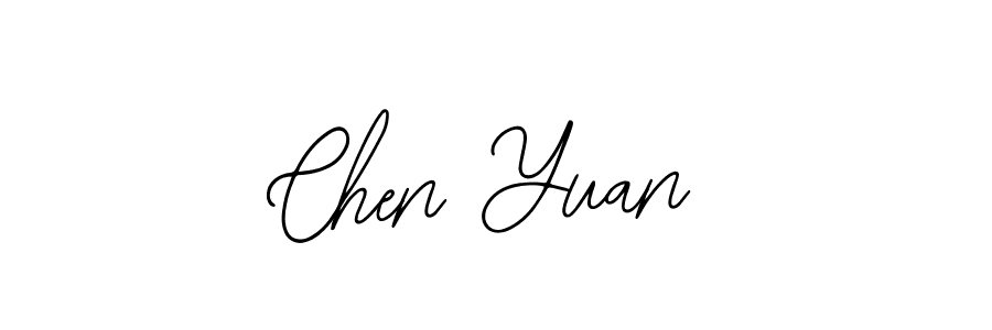 How to make Chen Yuan name signature. Use Bearetta-2O07w style for creating short signs online. This is the latest handwritten sign. Chen Yuan signature style 12 images and pictures png