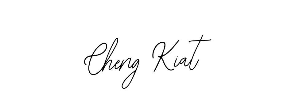 The best way (Bearetta-2O07w) to make a short signature is to pick only two or three words in your name. The name Cheng Kiat include a total of six letters. For converting this name. Cheng Kiat signature style 12 images and pictures png