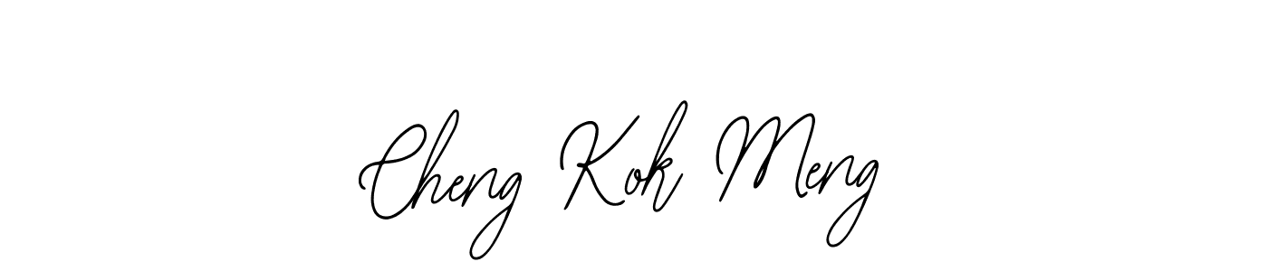 The best way (Bearetta-2O07w) to make a short signature is to pick only two or three words in your name. The name Cheng Kok Meng include a total of six letters. For converting this name. Cheng Kok Meng signature style 12 images and pictures png