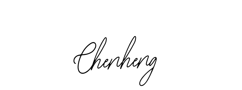 Make a beautiful signature design for name Chenheng. With this signature (Bearetta-2O07w) style, you can create a handwritten signature for free. Chenheng signature style 12 images and pictures png