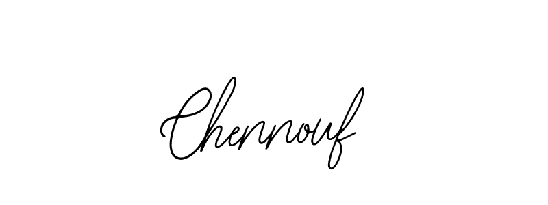 if you are searching for the best signature style for your name Chennouf. so please give up your signature search. here we have designed multiple signature styles  using Bearetta-2O07w. Chennouf signature style 12 images and pictures png