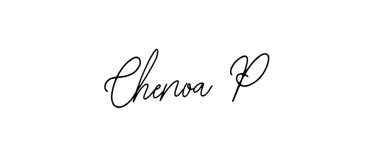 How to make Chenoa P signature? Bearetta-2O07w is a professional autograph style. Create handwritten signature for Chenoa P name. Chenoa P signature style 12 images and pictures png