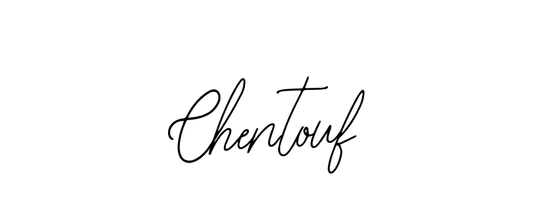 How to make Chentouf signature? Bearetta-2O07w is a professional autograph style. Create handwritten signature for Chentouf name. Chentouf signature style 12 images and pictures png