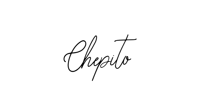 The best way (Bearetta-2O07w) to make a short signature is to pick only two or three words in your name. The name Chepito include a total of six letters. For converting this name. Chepito signature style 12 images and pictures png