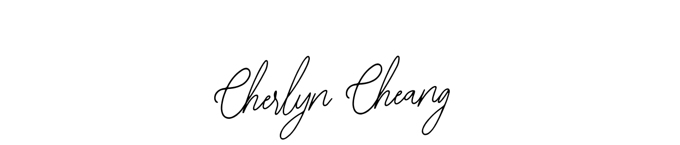 Use a signature maker to create a handwritten signature online. With this signature software, you can design (Bearetta-2O07w) your own signature for name Cherlyn Cheang. Cherlyn Cheang signature style 12 images and pictures png