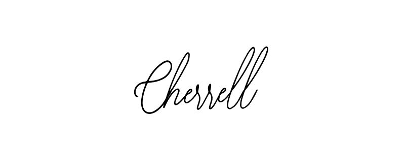 How to make Cherrell signature? Bearetta-2O07w is a professional autograph style. Create handwritten signature for Cherrell name. Cherrell signature style 12 images and pictures png