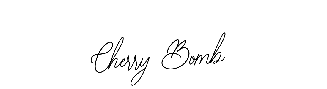 Design your own signature with our free online signature maker. With this signature software, you can create a handwritten (Bearetta-2O07w) signature for name Cherry Bomb. Cherry Bomb signature style 12 images and pictures png