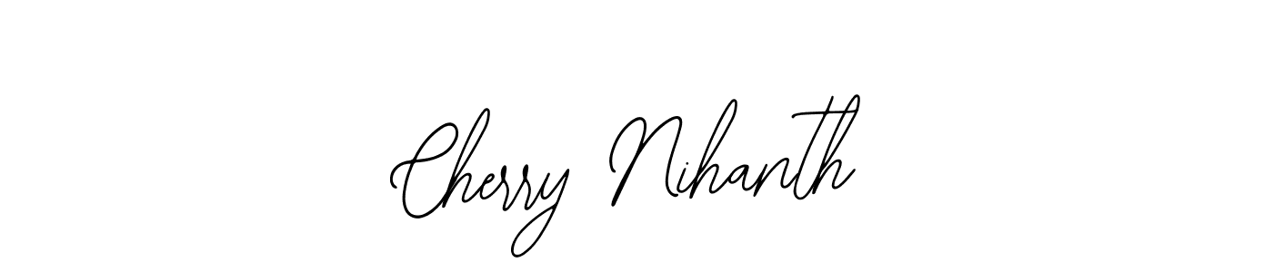 Similarly Bearetta-2O07w is the best handwritten signature design. Signature creator online .You can use it as an online autograph creator for name Cherry Nihanth. Cherry Nihanth signature style 12 images and pictures png