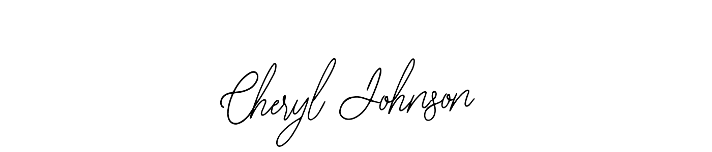 You should practise on your own different ways (Bearetta-2O07w) to write your name (Cheryl Johnson) in signature. don't let someone else do it for you. Cheryl Johnson signature style 12 images and pictures png