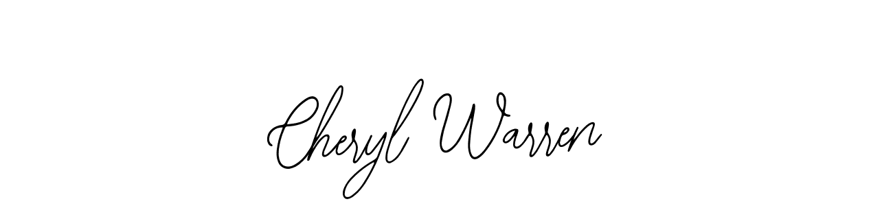 How to make Cheryl Warren name signature. Use Bearetta-2O07w style for creating short signs online. This is the latest handwritten sign. Cheryl Warren signature style 12 images and pictures png