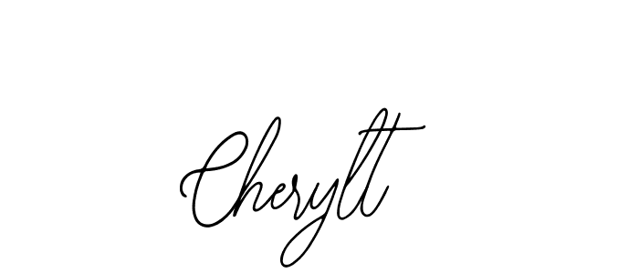 Use a signature maker to create a handwritten signature online. With this signature software, you can design (Bearetta-2O07w) your own signature for name Cherylt. Cherylt signature style 12 images and pictures png