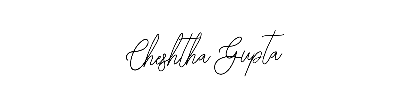 Make a beautiful signature design for name Cheshtha Gupta. With this signature (Bearetta-2O07w) style, you can create a handwritten signature for free. Cheshtha Gupta signature style 12 images and pictures png