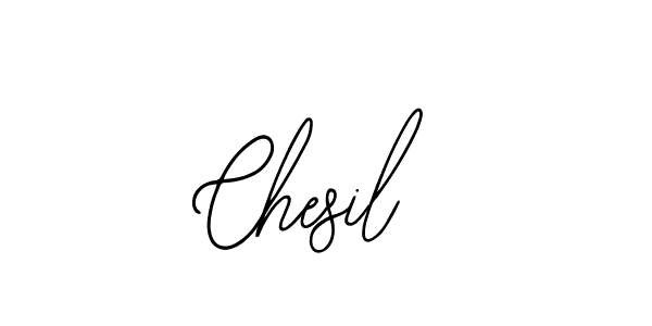 How to make Chesil name signature. Use Bearetta-2O07w style for creating short signs online. This is the latest handwritten sign. Chesil signature style 12 images and pictures png