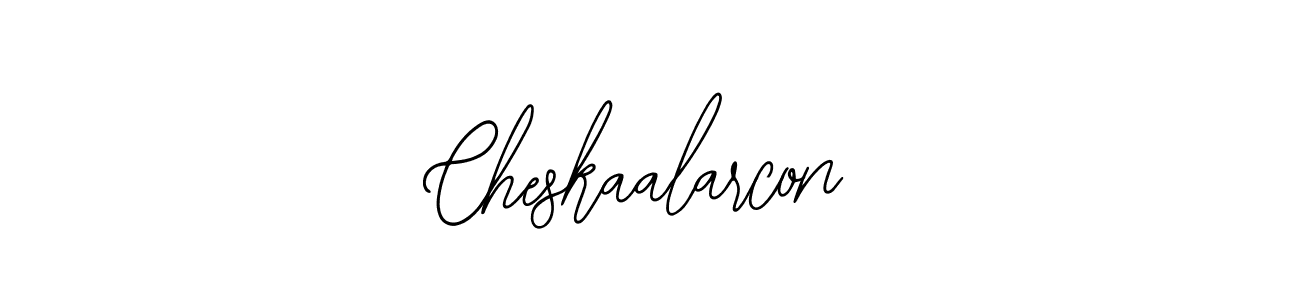 How to Draw Cheskaalarcon signature style? Bearetta-2O07w is a latest design signature styles for name Cheskaalarcon. Cheskaalarcon signature style 12 images and pictures png