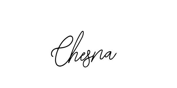 Design your own signature with our free online signature maker. With this signature software, you can create a handwritten (Bearetta-2O07w) signature for name Chesna. Chesna signature style 12 images and pictures png