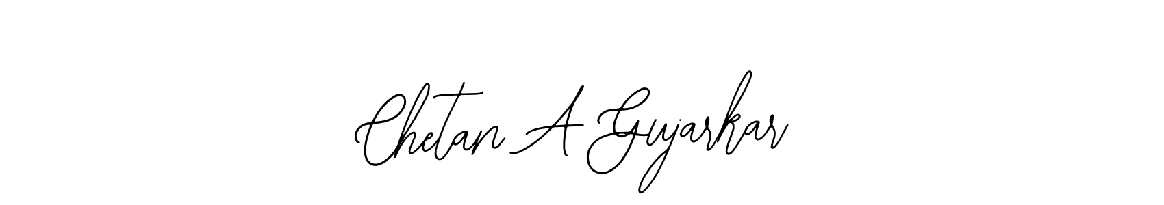 Use a signature maker to create a handwritten signature online. With this signature software, you can design (Bearetta-2O07w) your own signature for name Chetan A Gujarkar. Chetan A Gujarkar signature style 12 images and pictures png