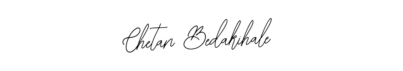 Design your own signature with our free online signature maker. With this signature software, you can create a handwritten (Bearetta-2O07w) signature for name Chetan Bedakihale. Chetan Bedakihale signature style 12 images and pictures png