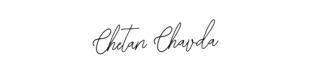 Chetan Chavda stylish signature style. Best Handwritten Sign (Bearetta-2O07w) for my name. Handwritten Signature Collection Ideas for my name Chetan Chavda. Chetan Chavda signature style 12 images and pictures png