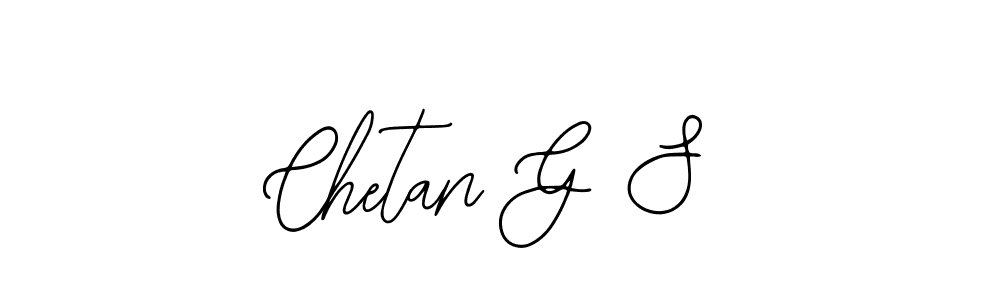 Bearetta-2O07w is a professional signature style that is perfect for those who want to add a touch of class to their signature. It is also a great choice for those who want to make their signature more unique. Get Chetan G S name to fancy signature for free. Chetan G S signature style 12 images and pictures png