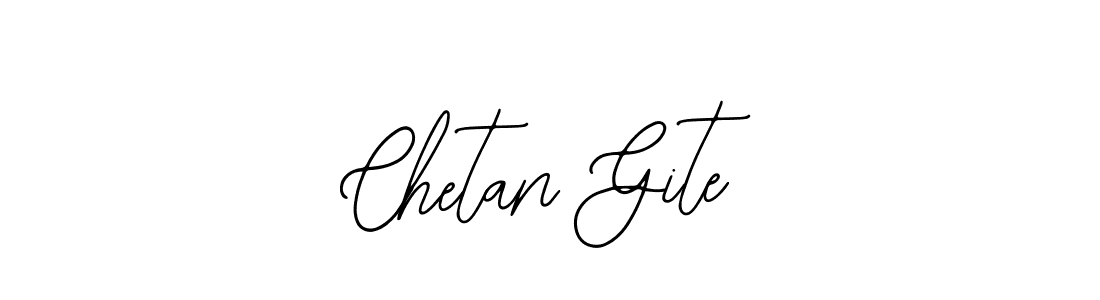 Also we have Chetan Gite name is the best signature style. Create professional handwritten signature collection using Bearetta-2O07w autograph style. Chetan Gite signature style 12 images and pictures png