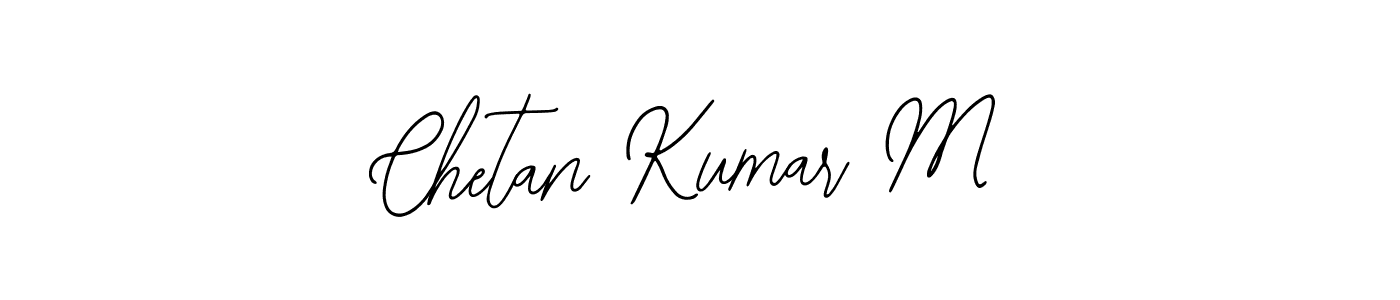 Design your own signature with our free online signature maker. With this signature software, you can create a handwritten (Bearetta-2O07w) signature for name Chetan Kumar M. Chetan Kumar M signature style 12 images and pictures png