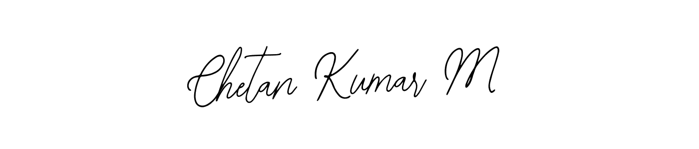 Design your own signature with our free online signature maker. With this signature software, you can create a handwritten (Bearetta-2O07w) signature for name Chetan Kumar M. Chetan Kumar M signature style 12 images and pictures png