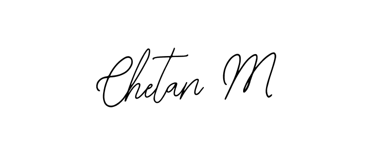 Chetan M stylish signature style. Best Handwritten Sign (Bearetta-2O07w) for my name. Handwritten Signature Collection Ideas for my name Chetan M. Chetan M signature style 12 images and pictures png