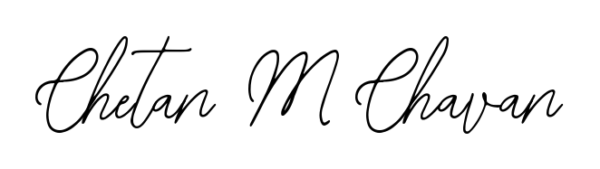 Designed for modern professionals: Chetan M Chavan name signature crafted with Bearetta-2O07w script. Ready for digital PDF workflows. Chetan M Chavan signature style 12 images and pictures png