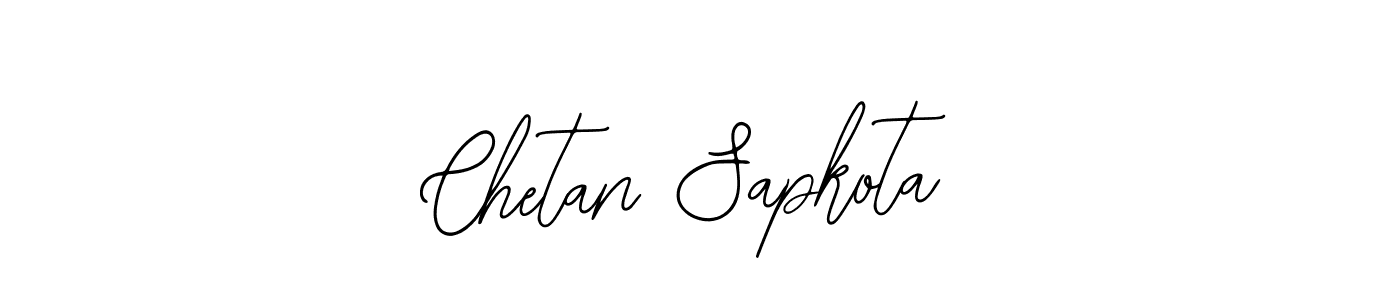 Use a signature maker to create a handwritten signature online. With this signature software, you can design (Bearetta-2O07w) your own signature for name Chetan Sapkota. Chetan Sapkota signature style 12 images and pictures png