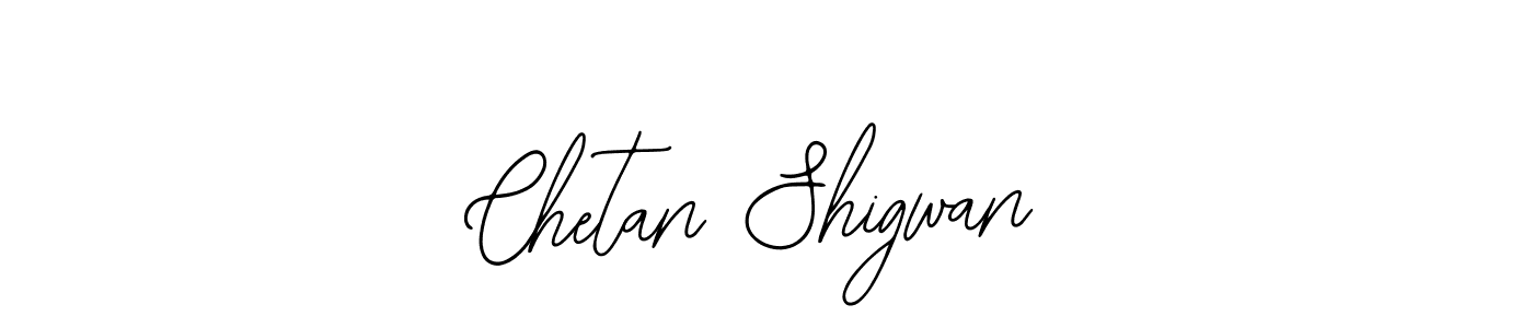 Design your own signature with our free online signature maker. With this signature software, you can create a handwritten (Bearetta-2O07w) signature for name Chetan Shigwan. Chetan Shigwan signature style 12 images and pictures png