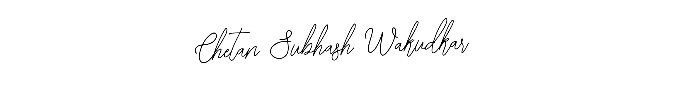 Design your own signature with our free online signature maker. With this signature software, you can create a handwritten (Bearetta-2O07w) signature for name Chetan Subhash Wakudkar. Chetan Subhash Wakudkar signature style 12 images and pictures png