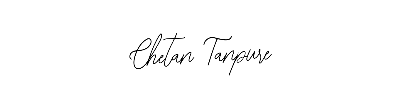 How to make Chetan Tanpure name signature. Use Bearetta-2O07w style for creating short signs online. This is the latest handwritten sign. Chetan Tanpure signature style 12 images and pictures png
