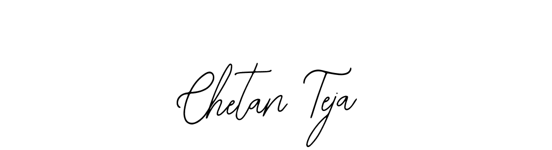 How to make Chetan Teja name signature. Use Bearetta-2O07w style for creating short signs online. This is the latest handwritten sign. Chetan Teja signature style 12 images and pictures png