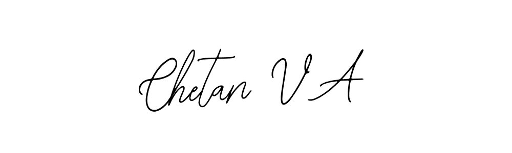Also You can easily find your signature by using the search form. We will create Chetan V A name handwritten signature images for you free of cost using Bearetta-2O07w sign style. Chetan V A signature style 12 images and pictures png