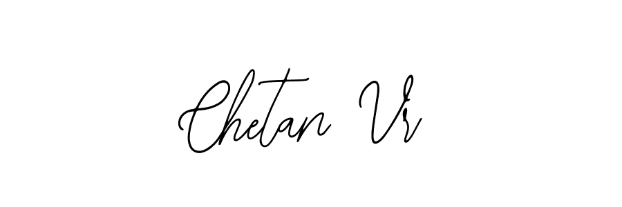 Design your own signature with our free online signature maker. With this signature software, you can create a handwritten (Bearetta-2O07w) signature for name Chetan Vr. Chetan Vr signature style 12 images and pictures png