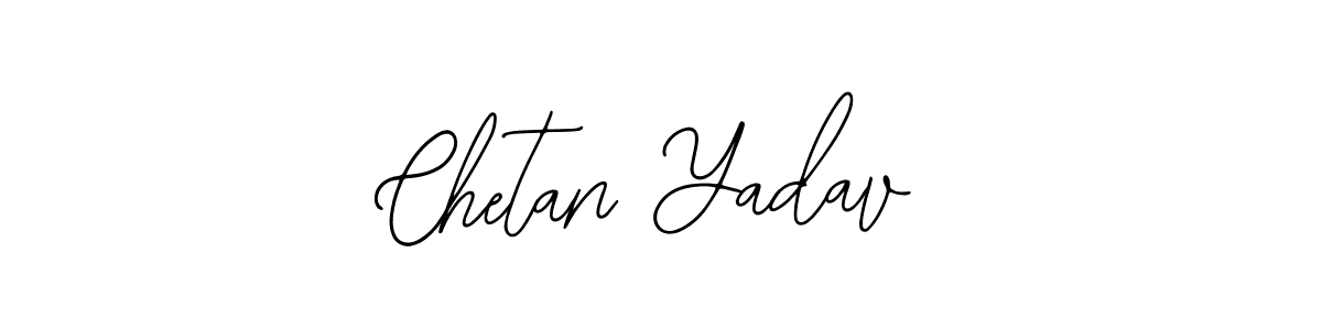 How to make Chetan Yadav name signature. Use Bearetta-2O07w style for creating short signs online. This is the latest handwritten sign. Chetan Yadav signature style 12 images and pictures png