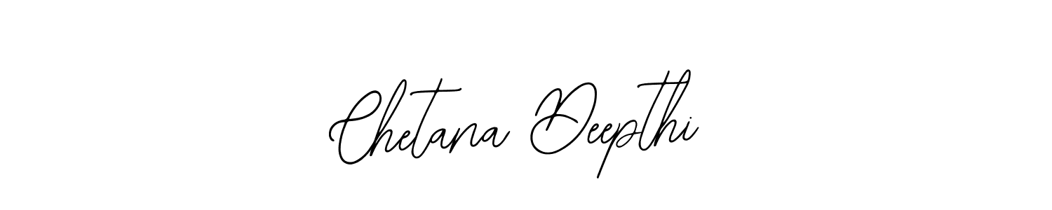 Also we have Chetana Deepthi name is the best signature style. Create professional handwritten signature collection using Bearetta-2O07w autograph style. Chetana Deepthi signature style 12 images and pictures png