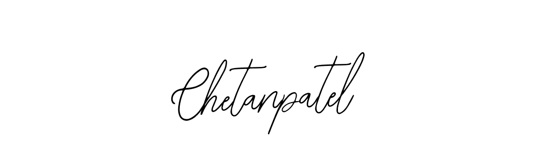 How to make Chetanpatel name signature. Use Bearetta-2O07w style for creating short signs online. This is the latest handwritten sign. Chetanpatel signature style 12 images and pictures png